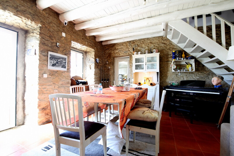 House 1 bedrooms Rustic Famalicão Nazaré - garden, solar panels, tiled stove, equipped kitchen, marquee