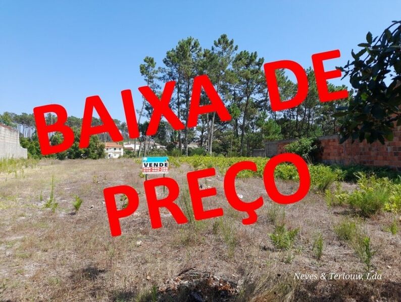 Land with 1465sqm Monte Redondo Leiria - water, easy access, electricity, mains water, construction viability