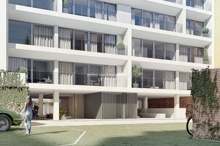 Apartamento novo T1 Armação de Pêra Silves - varandas, terraços, caldeira, ar condicionado, vidros duplos