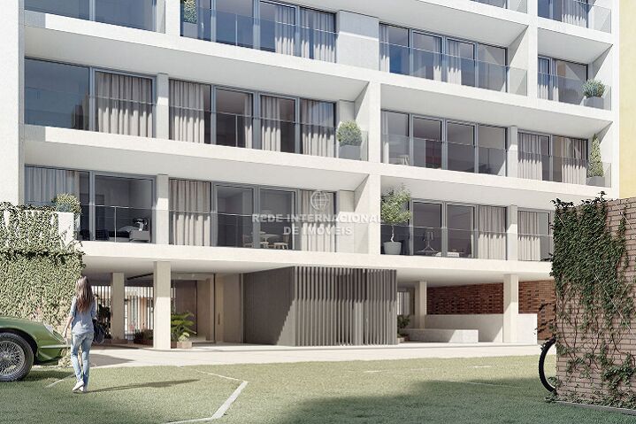 Apartamento novo T1 Armação de Pêra Silves - terraços, varandas, vidros duplos, caldeira, ar condicionado