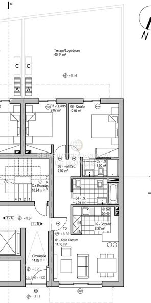 Apartamento T2 Moderno em construção Olhão - isolamento térmico, ar condicionado, varanda