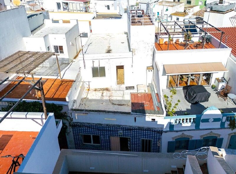 Casa V2 Típica Baixa Olhão - terraço