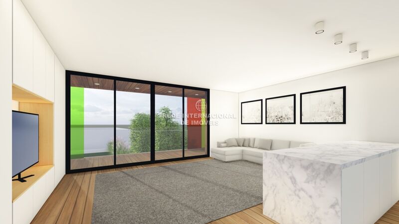 Apartamento T1 de luxo em construção Montenegro Faro - jardim, garagem, bbq, painéis solares, piscina, equipado, varanda, arrecadação, condomínio privado