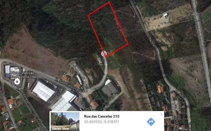 Terreno com 11705m2 São Roque Oliveira de Azeméis