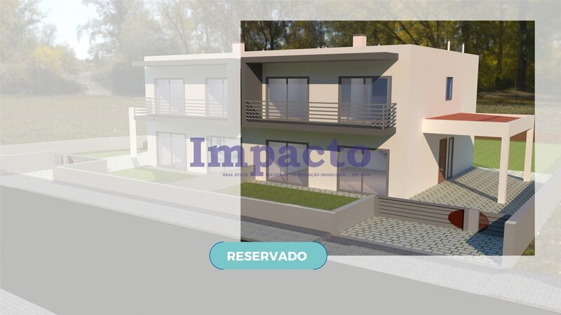 House V3 Semidetached under construction Chave Arouca - solar panels, balcony, fireplace