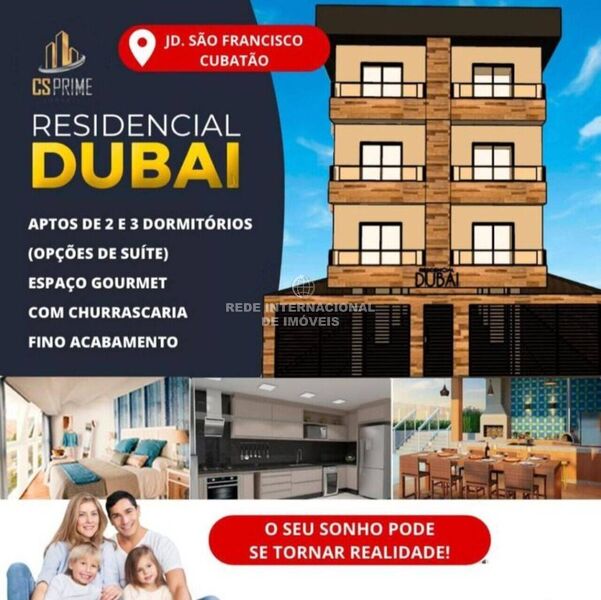 Апартаменты T2 Residencial Dubai Jardim São Francisco Cubatão - барбекю