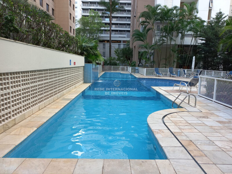 Apartment Refurbished T2 Moema São Paulo - balcony, swimming pool, sauna, gardens