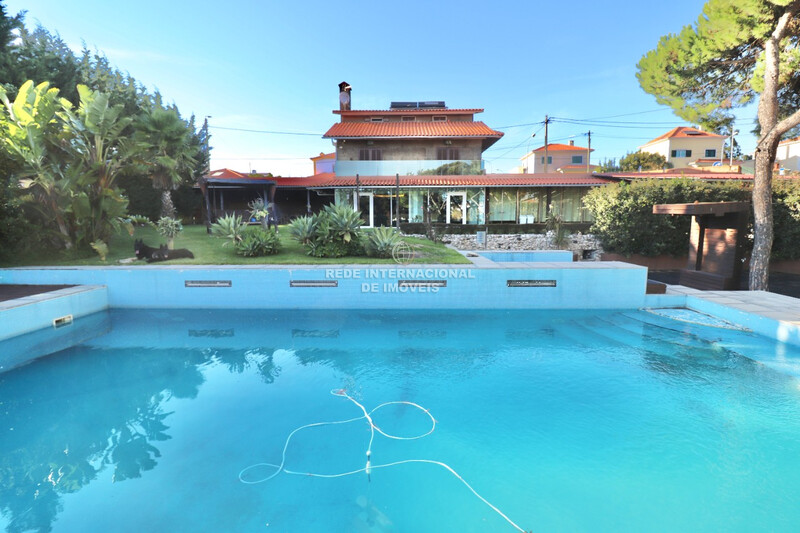 House V3 Paiões Rio de Mouro Sintra - gardens, garage, balcony, tennis court, swimming pool