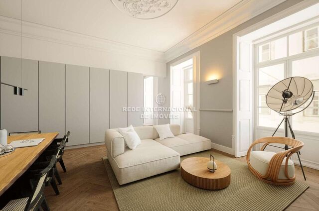 Apartment 2 bedrooms Modern Baixa Santa Maria Maior Lisboa - balcony, air conditioning, balconies