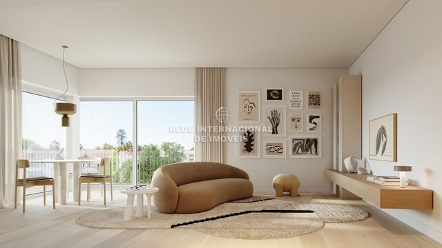 Апартаменты новые T3 Carcavelos Cascais - террасы, сад, бассейн, веранды, веранда, система кондиционирования, терраса, частный кондоминиум