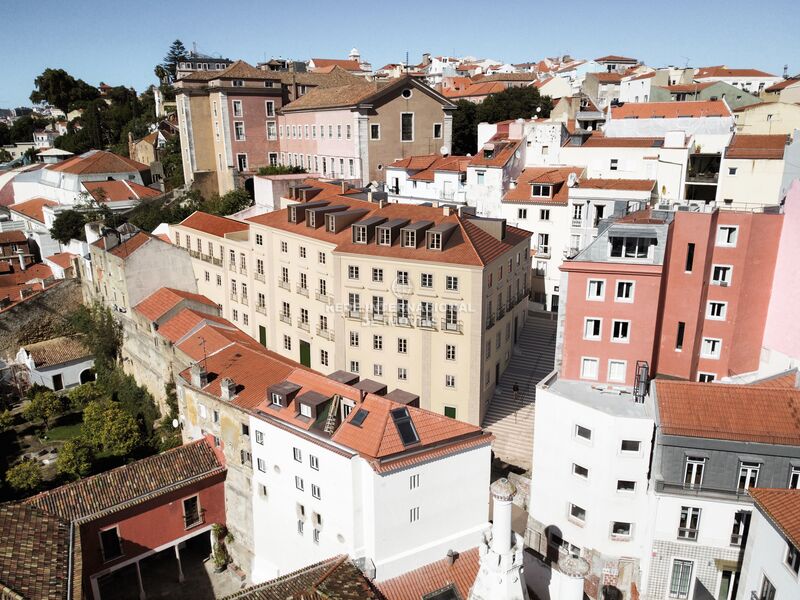 Apartamento T0 de luxo no centro Rossio Santa Maria Maior Lisboa - ar condicionado, mobilado