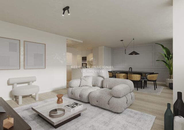 Apartamento T2 de luxo Praça de Espanha Avenidas Novas Lisboa - lareira, piscina, jardins, garagem