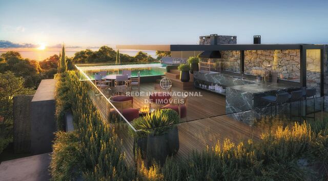 House V4 nueva Costa da Guia Cascais - air conditioning, gardens, sea view, swimming pool, garden