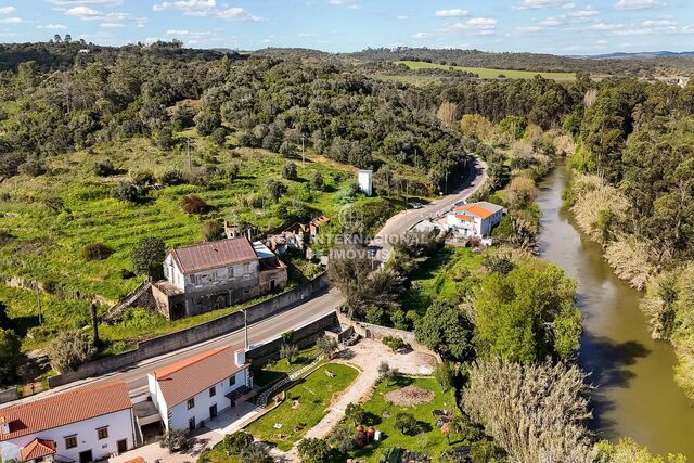 усадьба Castelo de Bode São Pedro de Tomar - отличный подъезд, апельсиновые деревья, оливковые деревья, электричество, вода