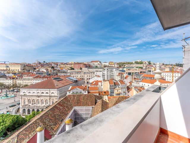 апартаменты T2 современная в центре Rossio Santa Maria Maior Lisboa - мебелирован