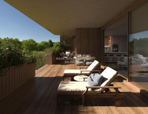 Apartment T3 Luxury Belas Clube de Campo Sintra - balconies, garden, tennis court, playground, balcony, swimming pool