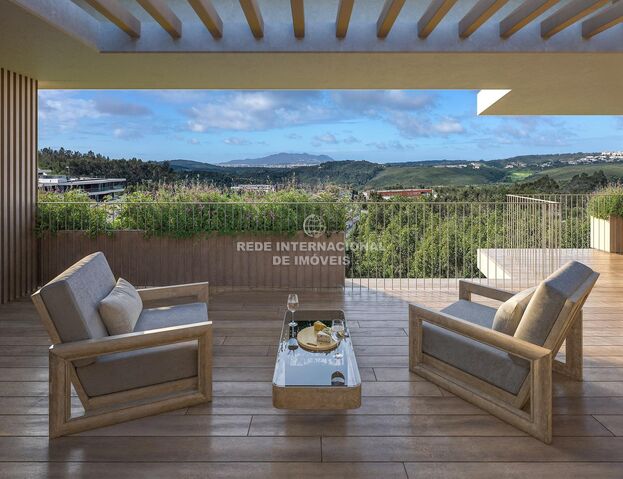 апартаменты T3 элитная Belas Clube de Campo Sintra - бассейн, сад, веранда, детская площадка, тенис, веранды