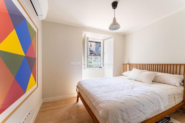 Apartment Modern in the center 2 bedrooms Lisboa - 1st floor, gardens, garden, air conditioning