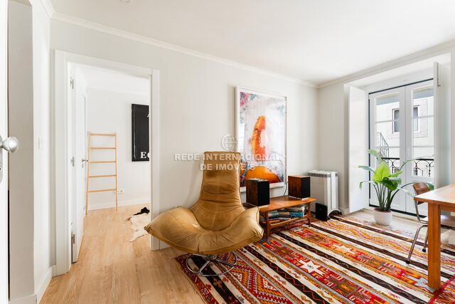 Apartamento Moderno no centro T2 Lisboa - jardins, 1º andar, ar condicionado