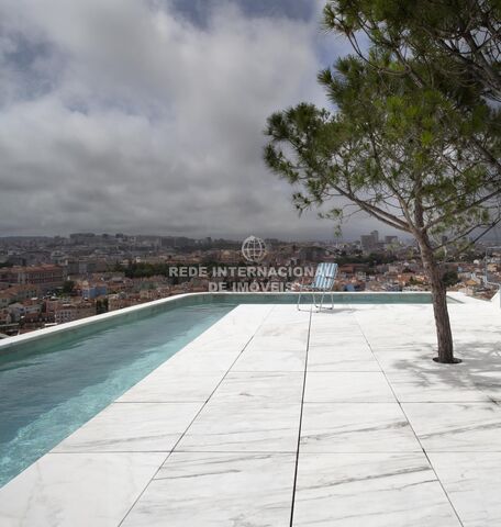 House 3 bedrooms Graça Lisboa - swimming pool, fireplace, terrace, air conditioning