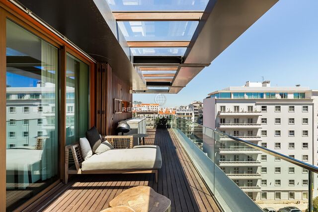 Apartment new 3 bedrooms Gulbenkian Avenidas Novas Lisboa - garage, balcony, balconies, air conditioning, sauna, garden, swimming pool, store room