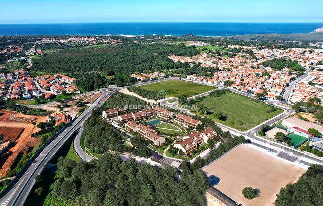 Apartamento Duplex T2 Aldeia de Juzo Cascais - caldeira, terraços, condomínio privado, parque infantil, jardins, piscina, sauna, equipado