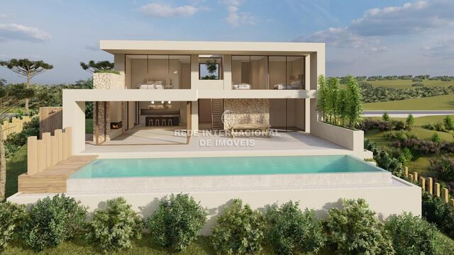 House Luxury V3 Vau Óbidos - balcony, air conditioning, swimming pool, fireplace, garage, terrace, alarm, garden