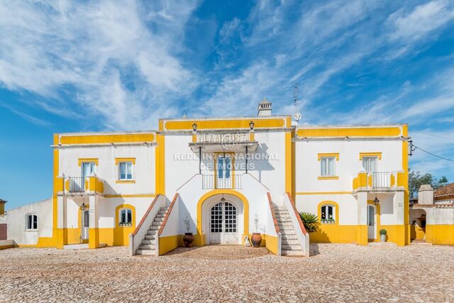 Farm 5 bedrooms Arcos Estremoz - alarm, barbecue, fireplace, swimming pool, water hole, garden, air conditioning, water, terrace, balcony, central heating