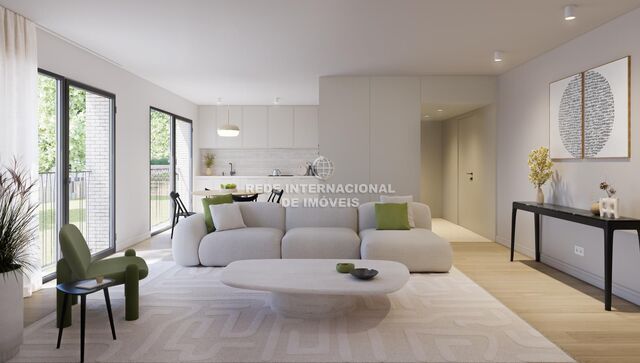 Apartment nieuw T2 Marvila Lisboa - swimming pool, garden, terraces, air conditioning, terrace