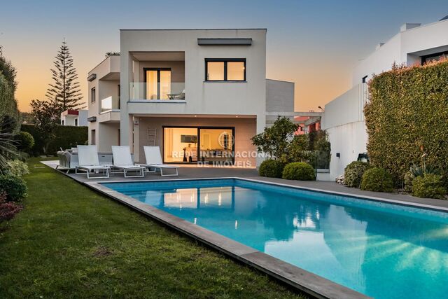 House Modern V5 Birre Cascais - swimming pool, garden, garage, balcony, air conditioning