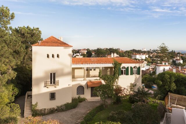 House V6 Centro Estoril Cascais - swimming pool, sea view, fireplace, garden, garage