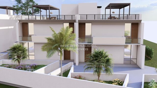 House 4 bedrooms under construction Murches Alcabideche Cascais - balcony, garage, balconies, garden, tennis court, alarm, gated community, air conditioning, swimming pool