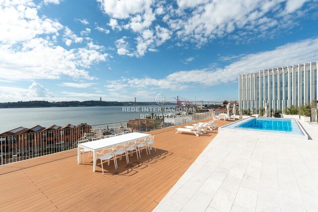 Apartment T6 Cais do Sodré São Paulo Lisboa - garage, terrace, balconies, air conditioning, balcony, swimming pool