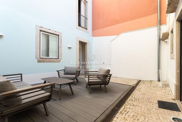 Apartamento Duplex T1 Santa Isabel Lisboa - terraço, jardim