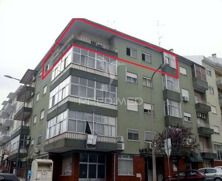 Apartamento no centro T3 Castelo Branco - varanda, 3º andar