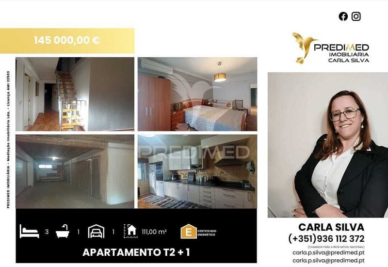 Apartamento T2 Nossa Senhora de Fátima Entroncamento - bbq, equipado, garagem, sótão, zona calma, ar condicionado, varanda, marquise