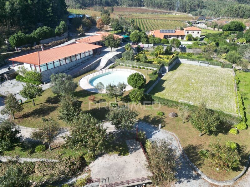 Farm V8 Guimarães - barbecue, garden, fireplace, swimming pool, cowshed, solar panels, gardens, solar panels, water, central heating, riding arena, equipped, boiler, boiler