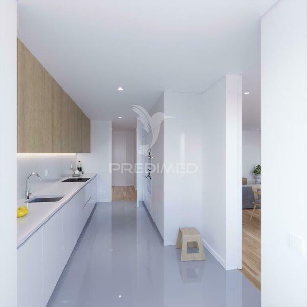 апартаменты новые T3 Moreira Maia - терраса, гаражное место, гараж, экипированная кухня, веранда