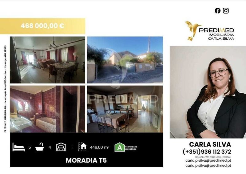 Moradia V5 Moderna Figueiró dos Vinhos - jardim, vidros duplos, painéis solares, lareira, bbq, garagem