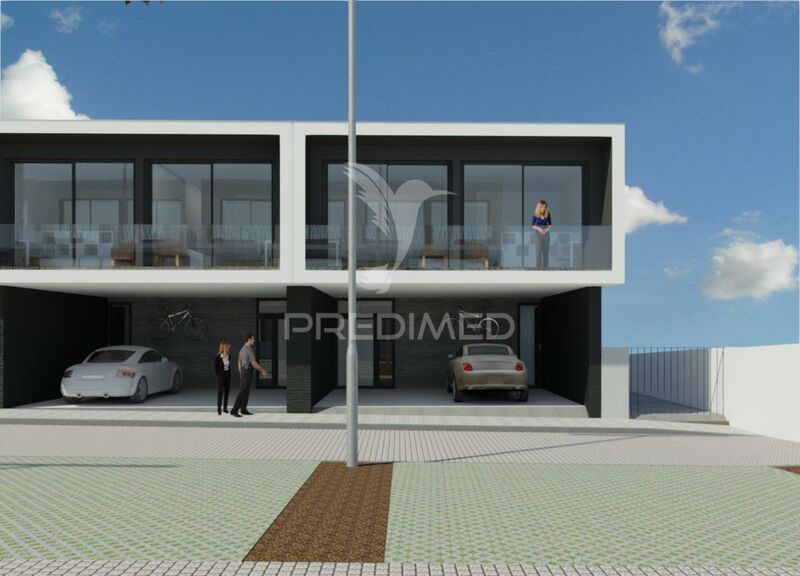 House 3 bedrooms Modern under construction Esposende - double glazing, boiler, fireplace, balcony, barbecue, heat insulation, solar panels, central heating