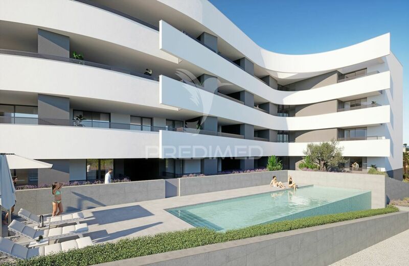 Apartment T2 São Sebastião Lagos - swimming pool, garage, air conditioning, kitchen