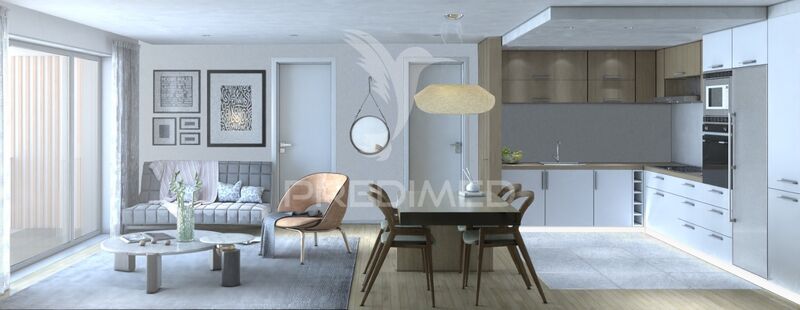 Apartment nouvel in the center T1 Amares - parking space, air conditioning, garage, balcony