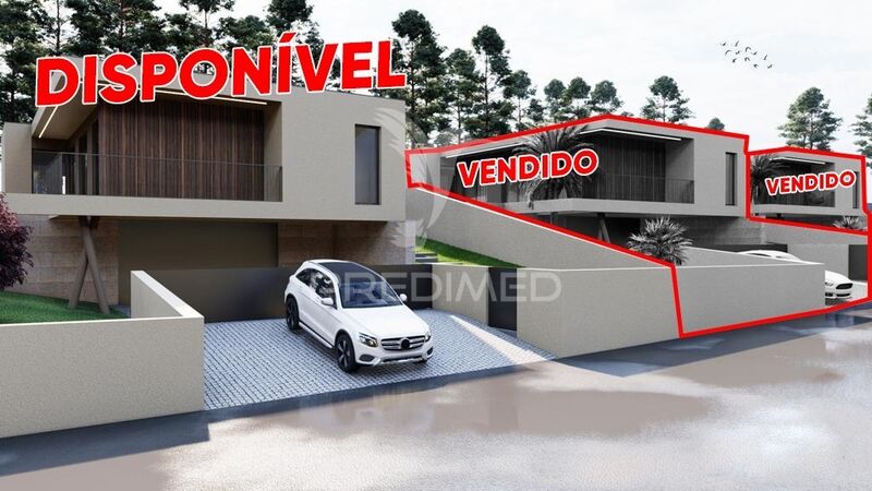 House new under construction 3 bedrooms Freiriz Vila Verde - balcony, alarm, garage, barbecue, balconies, central heating