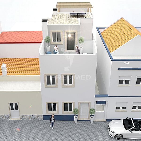 House new townhouse 4 bedrooms Tavira - balconies, balcony, air conditioning, heat insulation