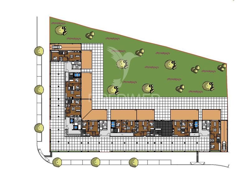 Apartment T1 in the center Paranhos Porto - balcony, air conditioning, playground, parking space, garage