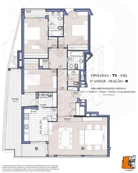 Apartamento novo T3 Maia - garagem, ar condicionado, cozinha equipada