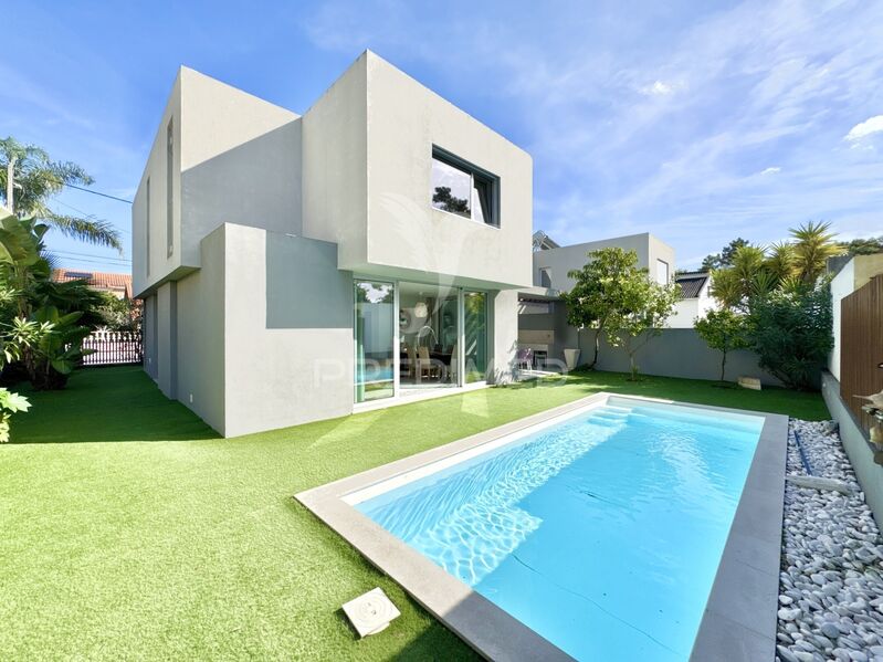 House V3 neues Almada - air conditioning, barbecue, solar panels, parking lot, swimming pool, garden, equipped kitchen, garage