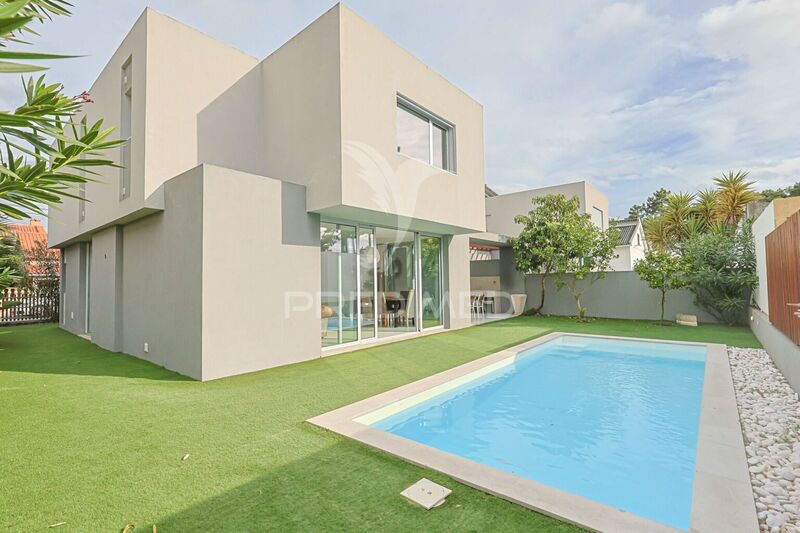 House V3 neues Almada - air conditioning, barbecue, solar panels, parking lot, swimming pool, garden, equipped kitchen, garage