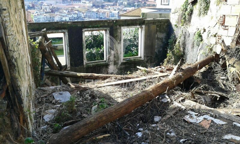 Land with ruin Porto - ruin