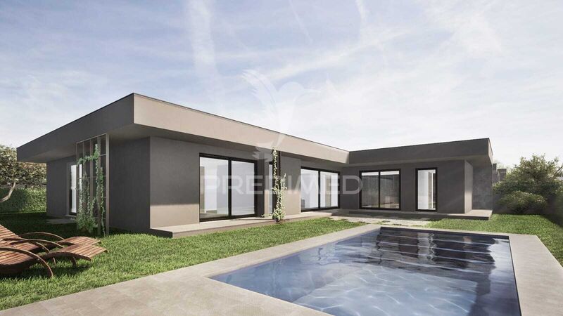 House Modern under construction V3 Soutelo Vila Verde - garden, swimming pool, tiled stove